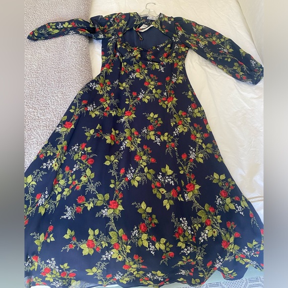 Poulter Dress in Bordeaux NWT - Picture 5 of 8